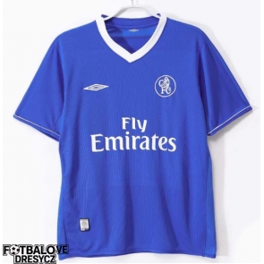Chelsea 2003-2005 Retro Domácí Dres Krátký Rukáv Chelsea 2003-2005 Retro Domácí Dres Krátký Rukáv